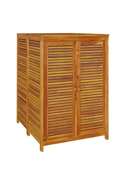 vidaxl Garden storage box, 70x87x104 cm, solid acacia wood
