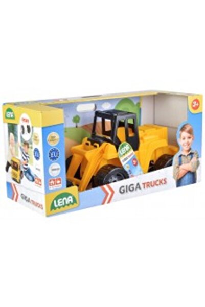 LENA GIGA TRUCKS - MAȘINĂ DE CĂLĂRIT CU ÎNCĂRCĂTOR FRONTAL - 70 CM - 02048