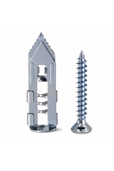 KOLDOOR Metal Alçıpan Dübeli Turbolet jilet Dubeli 40 Mm 4 Cm 4x45 Sunta Vida...
