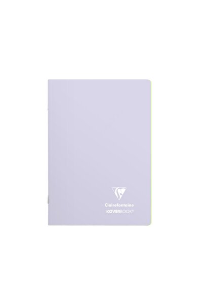 Clairefontaine Caiet A5, capsat, 48 de pagini, KOVERBOOK, liniat liliac