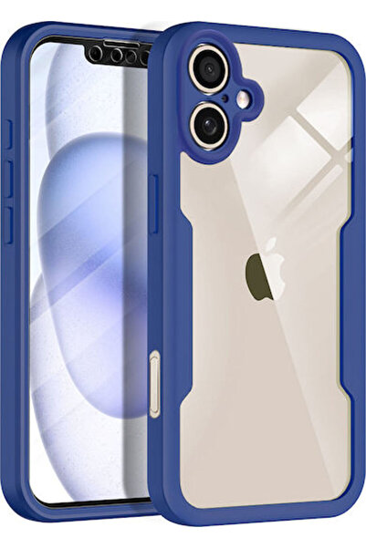 Techsuit ColorVerse 360 Πλήρης Προστασία Σετ Σιλικόνης με Σκληρυμένο Γυαλί Μπ...