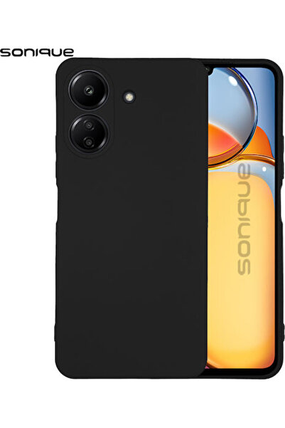 Other Sonique Πίσω Κάλυμμα Σιλικόνης / Υφάσματος Μαύρο (Redmi 13C 4G / Poco C...