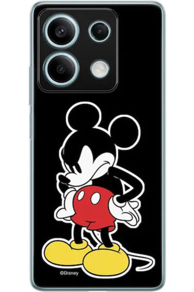 Disney Μαύρη θήκη πλάτης σιλικόνης Mickey (Redmi Note 13 5G) Κωδικός: DPCMIC8042