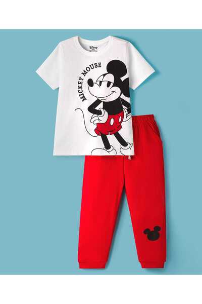 Honeyhap Marvel Single Jersey Knit Half Sleeves Pajama Set with Mickey Mouse ...