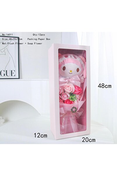 CRAFT AND CREATIONS 🎀 Cute Pink Teddy Rose Bouquet Gift Box 🎀
