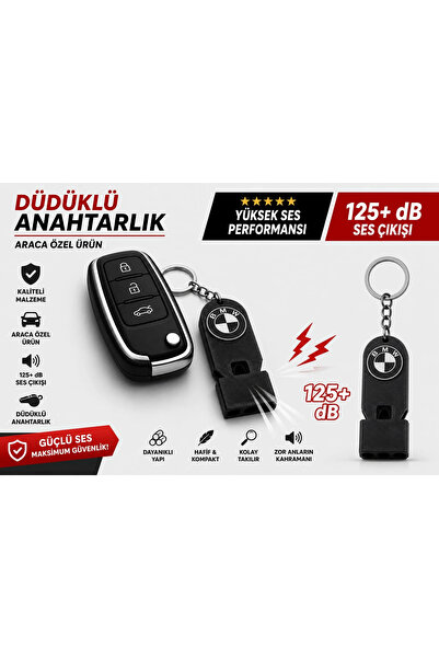 YSN SOUNDS Düdüklü BMW Anahtarlık , BMW Logolu Islık Çalan Araç Anahtarlık - ...