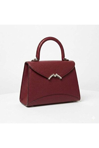 Generic Elegant Color Block Top Handle Handbag with Silver Accent Lock & Stru...