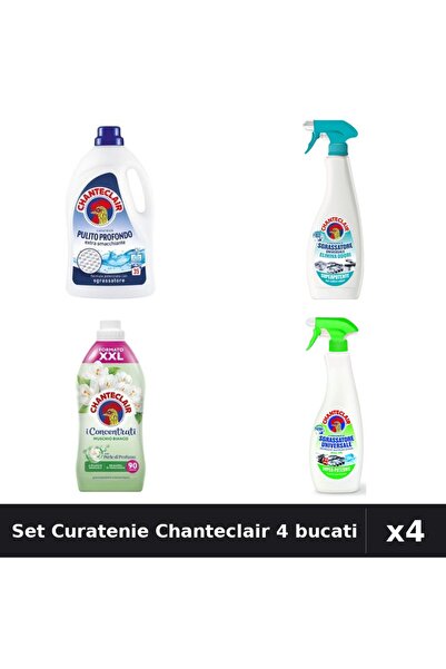 Chanteclair Set 4 Detergent și Degresant - 1575ml, 1800ml, 600ml - Curatare P...