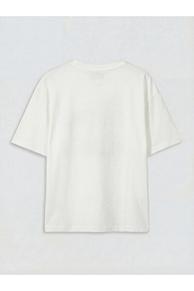 LC Waikiki Crew Neck Short Sleeve Printed Girl's T-Shirt