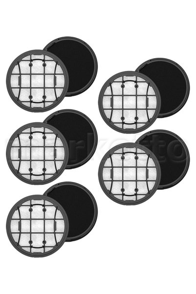 Marketto 5 Pcs Philips Xc7055 Aqua Compatible Upright Vacuum Cleaner Filter