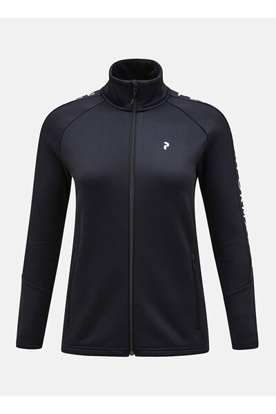 Peak Performance Siyah Kadın Dik Yaka Sweatshirt G79433020_W Rider Zip Jacket