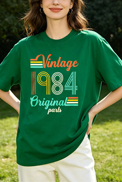 Fleck Womens T Shirts Vintage 1984 Original Parts Retro Style Graphic Print C...