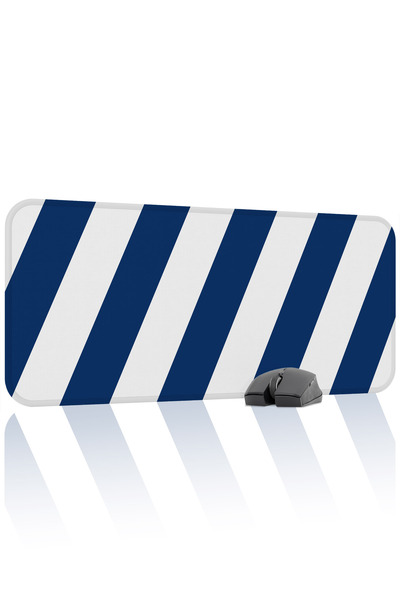 mousepad bastir Blue White 70X30 XL Fan Gaming Player Mouse Pad Non-Slip Base...