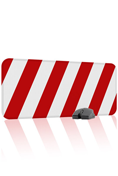 mousepad bastir Red White 70X30 XL Fan Gaming Player Mouse Pad Non-Slip Base ...