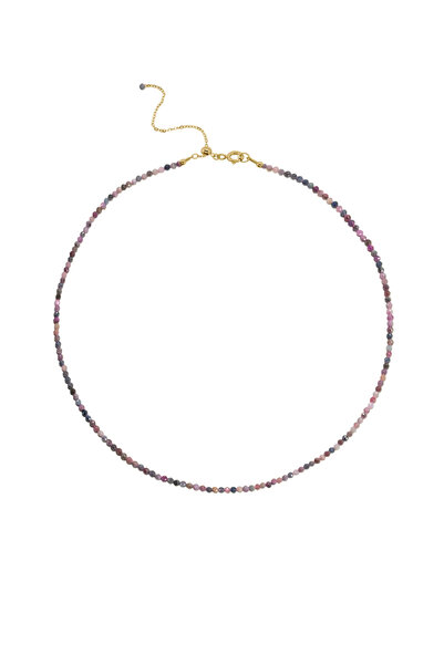 Lisa&Co. Colier Argint Granat Argint placat cu aur galben / Granat / Multicolor