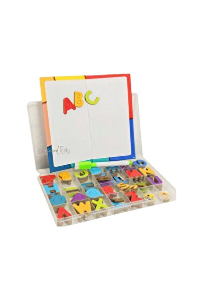 OEM Alfabetar Magnetic Din Lemn Pentru Copii (+3 Ani), 130 Piese, Litere Mari...