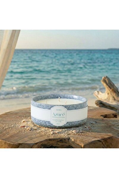 Amara New In Azure (620G) Eternal Blooming Rose Jar Candle