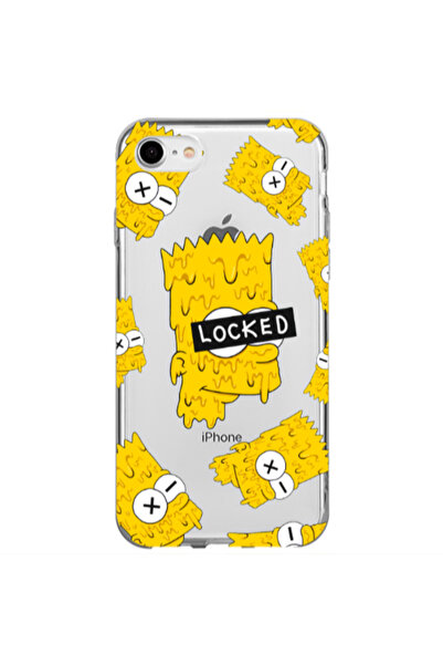 Other Apple iPhone 7 Bart Simpson Transparent Silicone TPU Θήκη