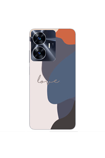 Other Realme Note 50 Mixed Wave Transparent Silicone TPU Θήκη