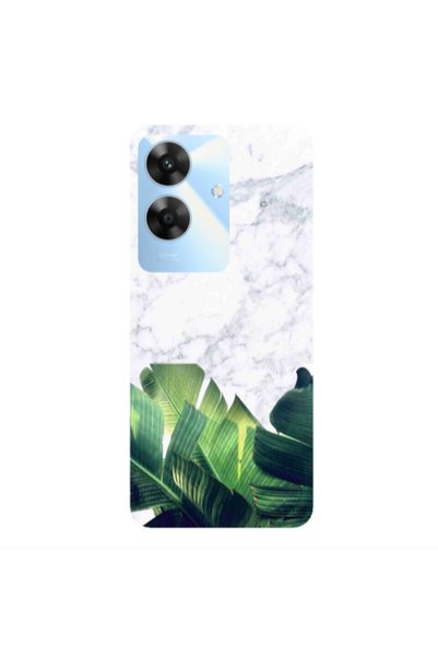 Other Realme Note 60 Marble Laves Transparent Silicone TPU Θήκη