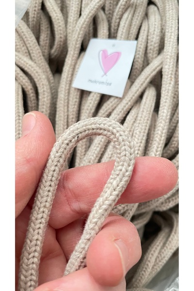 Makromİps Empty tress rope (10 meters) suitable for unfilled machine sewing l...