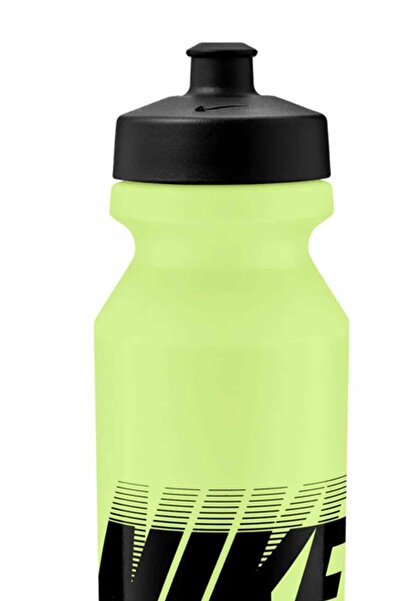 Nike Big Logo Fosforlu Yeşil Sporcu Suluğu 32 oz / 950 ml - Sıkılabilir Gym, Fitness, Koşu Okul Matarası