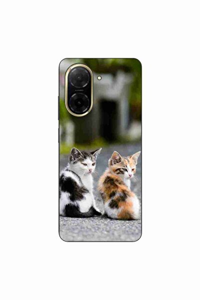 OEM Θήκη συμβατή με Xiaomi Redmi A5 από σιλικόνη gel TPU με σχέδιο γατάκια
