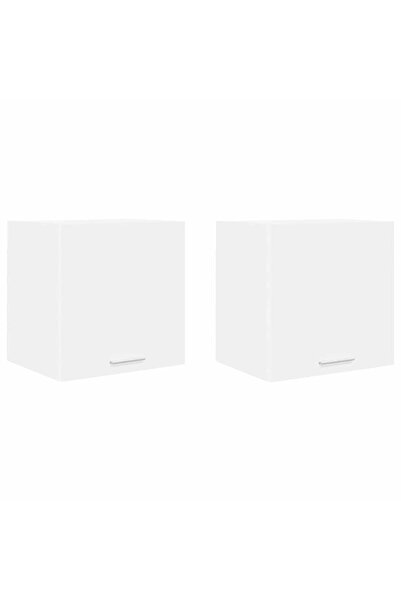 vidaxl Wall cabinet with 2 doors White 40 x 31 x 40 cm Composite wood
