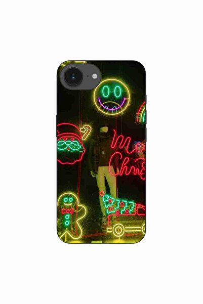 OEM Husa compatibila cu Apple iPhone 16e Silicon Gel Tpu Model Craciun Vitrin...