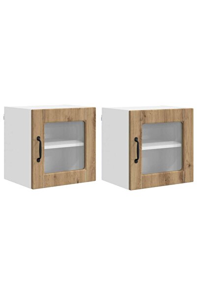 vidaxl Kitchen cabinet 2 pcs Artisanal Oak 40 x 31 x 40 cm