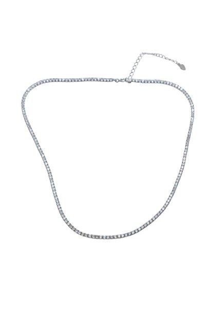 Prince Κολιέ Ριβιέρα με άσπρα zircon 5A-KD185-1