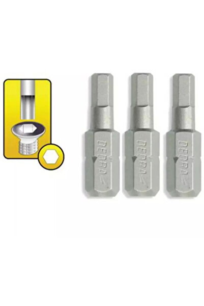DEDRA EXIM Capete de ЕџurubelnitДѓ Hex H5x25mm, 3buc blister
