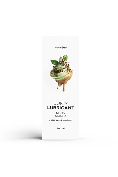 Satisfyer Ζουμερό Λιπαντικό, 300 ml (με βάση το νερό) - Μέντα και Μόκα
