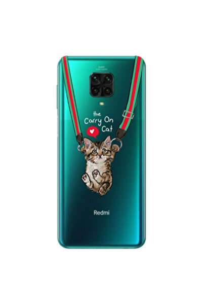 Other Xiaomi Redmi Note 9S Swinging cat Transparent Silicone TPU Θήκη
