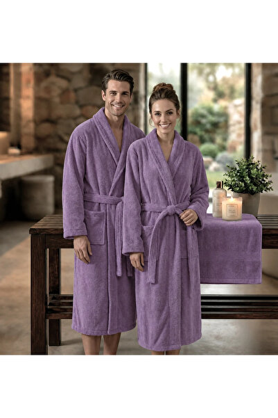 NufJoy Halat de Baie BUMBAC 100%, Unisex, 420 GSM, Super Absorbant, Rezitent ...