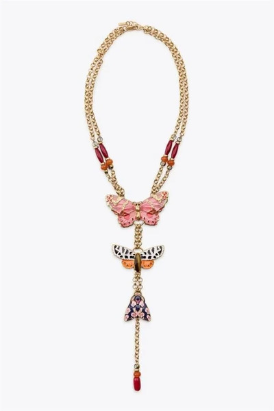 Marsilyan Nvdn- Ieg - Butterfly Necklace - Gold Iegrs-Nvdn1