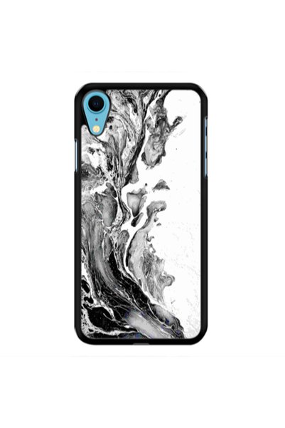 Other Apple iPhone Xr Marble River Black Glossy Θήκη