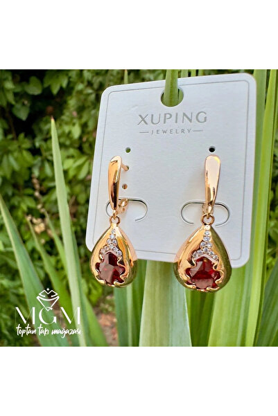Marsilyan Nvdn- Ieg - Xuping Stone-Studded Drop Earrings Iegrs-Nvdn1