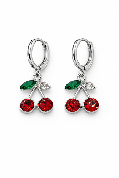 MakeWell Mixed Figure Silver Color Cute Dangle Earrings
