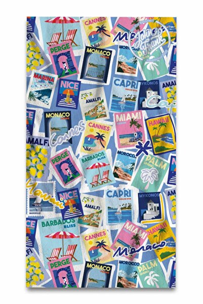 John Frank Unisex Beach Towel Jfsstw10-Summer Sun