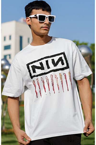 SEVBANO Nin Rock Metal Muzički Bänd T-shirt sa štampanjem, unisex, velika vel...