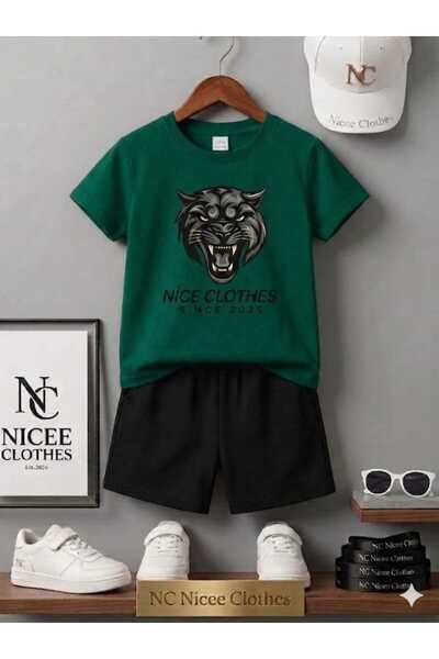 NC Nicee Clothes ΚΑΛΟΚΑΙΡΙΝΟ ΠΑΙΔΙΚΟ ΜΠΛΟΥΖΑΚΙ ΚΑΙ ΣΟΡΤΣ UNISEX (ΜΕ ΣΤΑΜΠΑ ΛΕ...