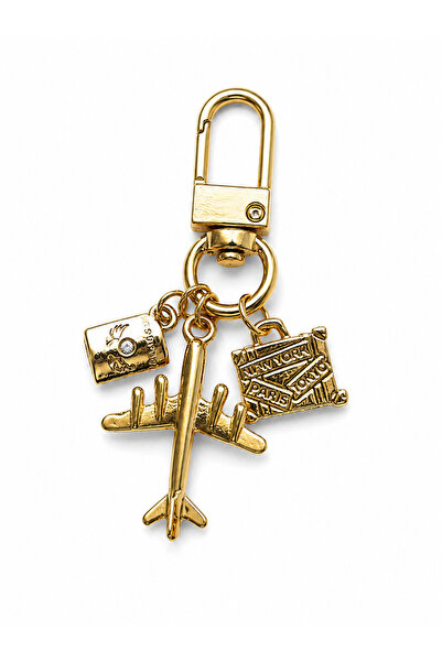Hanori Accessory Hanori Travel Charm – Uçak, Pasaport ve Bavul Temalı Çanta &...