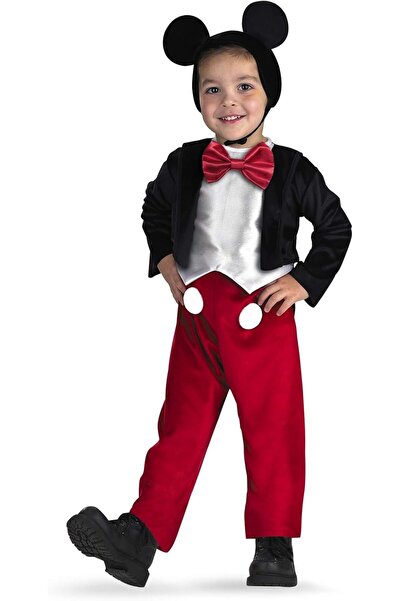 Disguise زي ديزني ميكي ماوس الفاخر للأطفال من ديسجيز، مقاس XS (3T-4T)