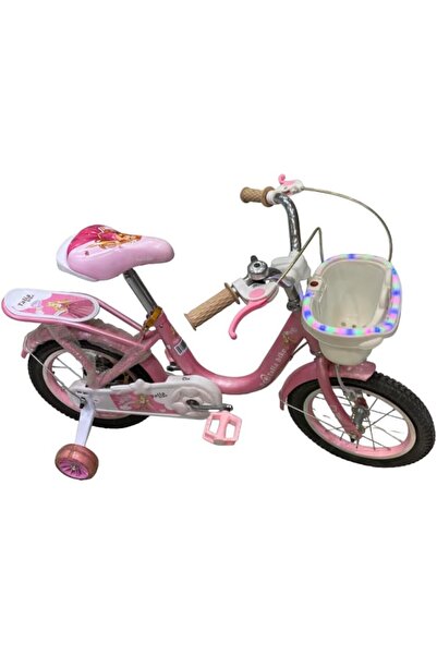 Generic Talia Bike with Luminous Basket for Girls, 16 inch, Multi-color, Pink...
