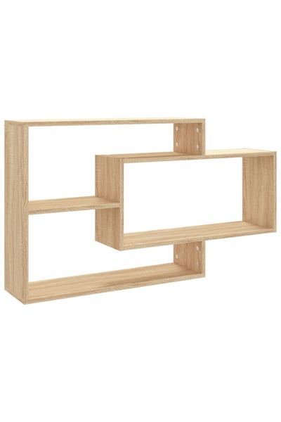 vidaxl Rafturi de perete, stejar sonoma,104x20x58,5 cm, lemn prelucrat