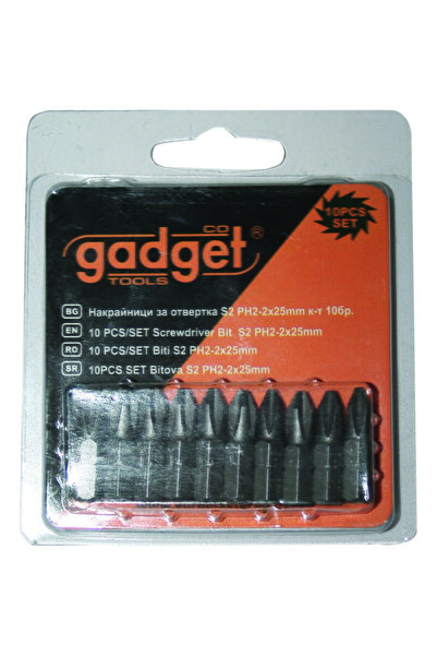 Gadget 10pcs/Set bits S2 PH-2x25mm GD