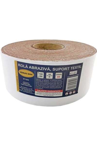 Venus Dsh Rola Abraziva, Suport Textil - 60 (100 Mmx50 M)