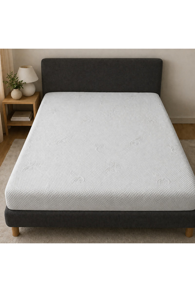 Kotonia Home Waterproof quilted protective cover for mattress – 160×200+25 cm...