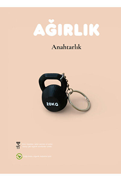 glownux Clicker Weight Keychain